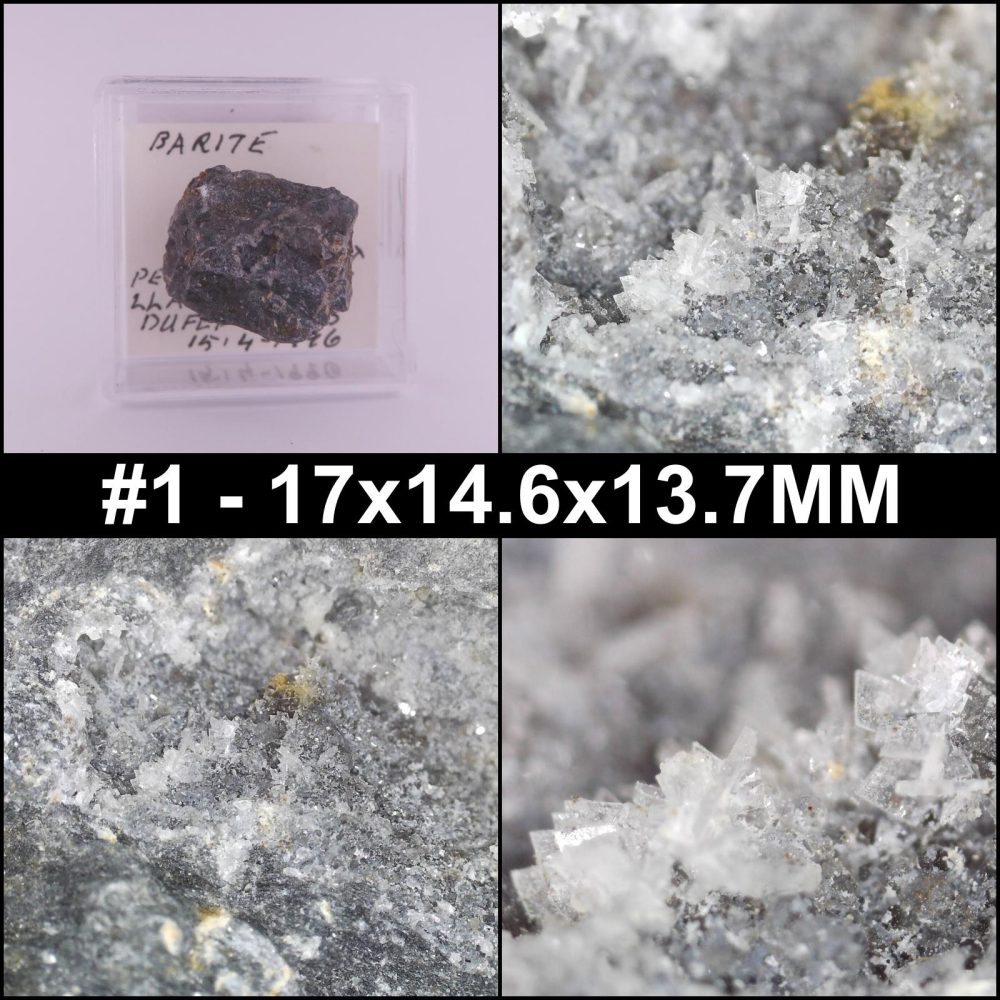 baryte from pen y clun mine, wales collage