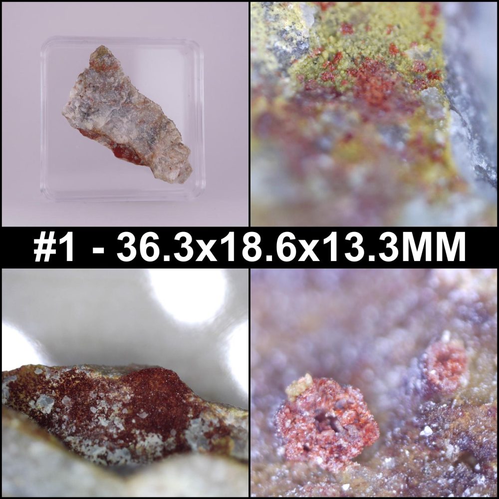 carminite from deer hills, cumbria