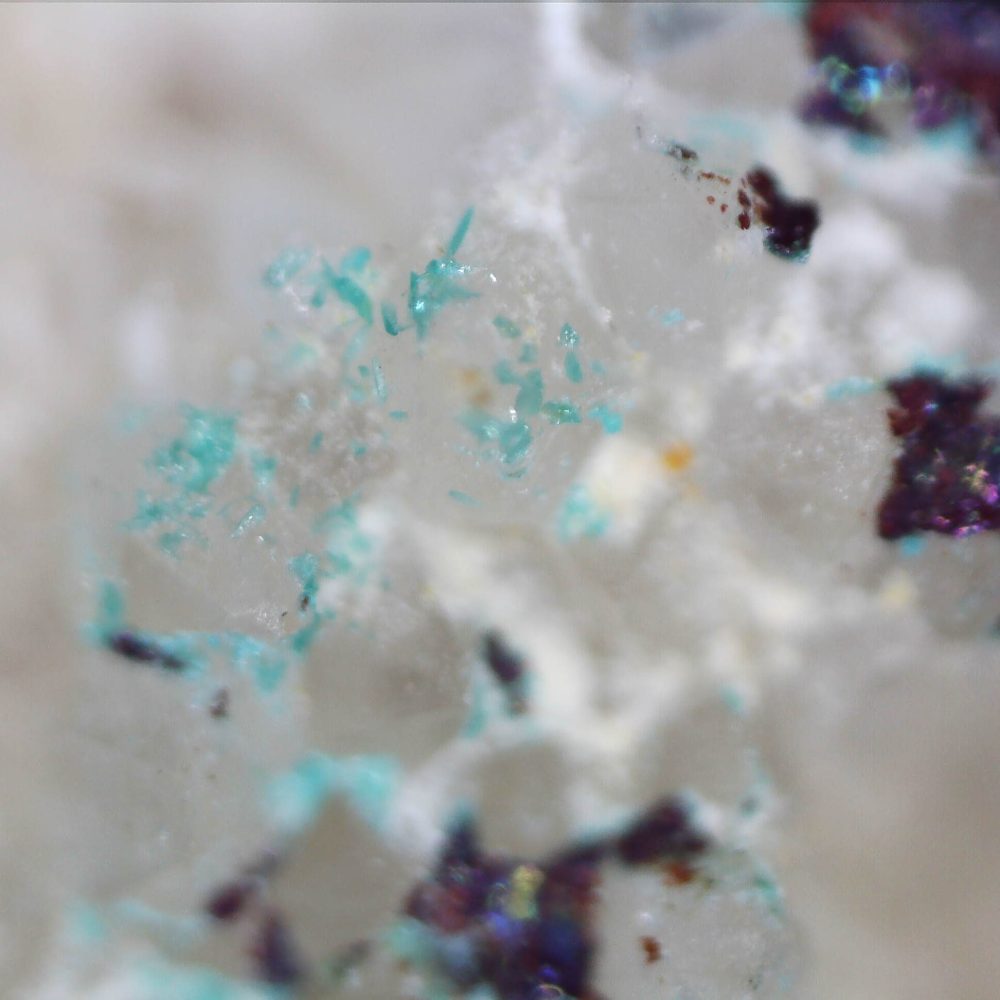 cuprite and copper from phoenix united mine, cornwall