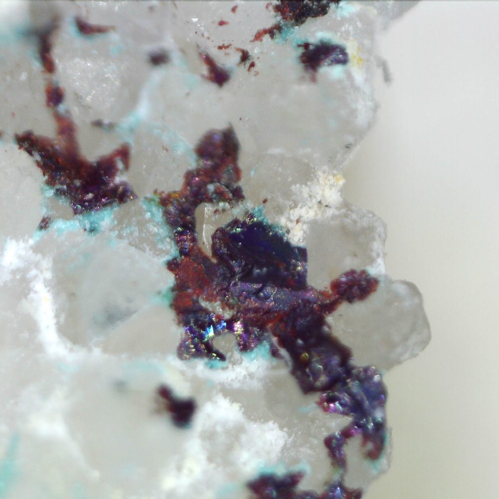 cuprite and copper from phoenix united mine, cornwall