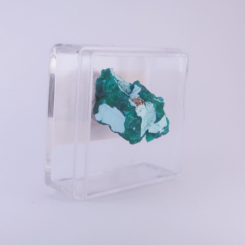 diopside and shattuckite from van der plas mine, namibia