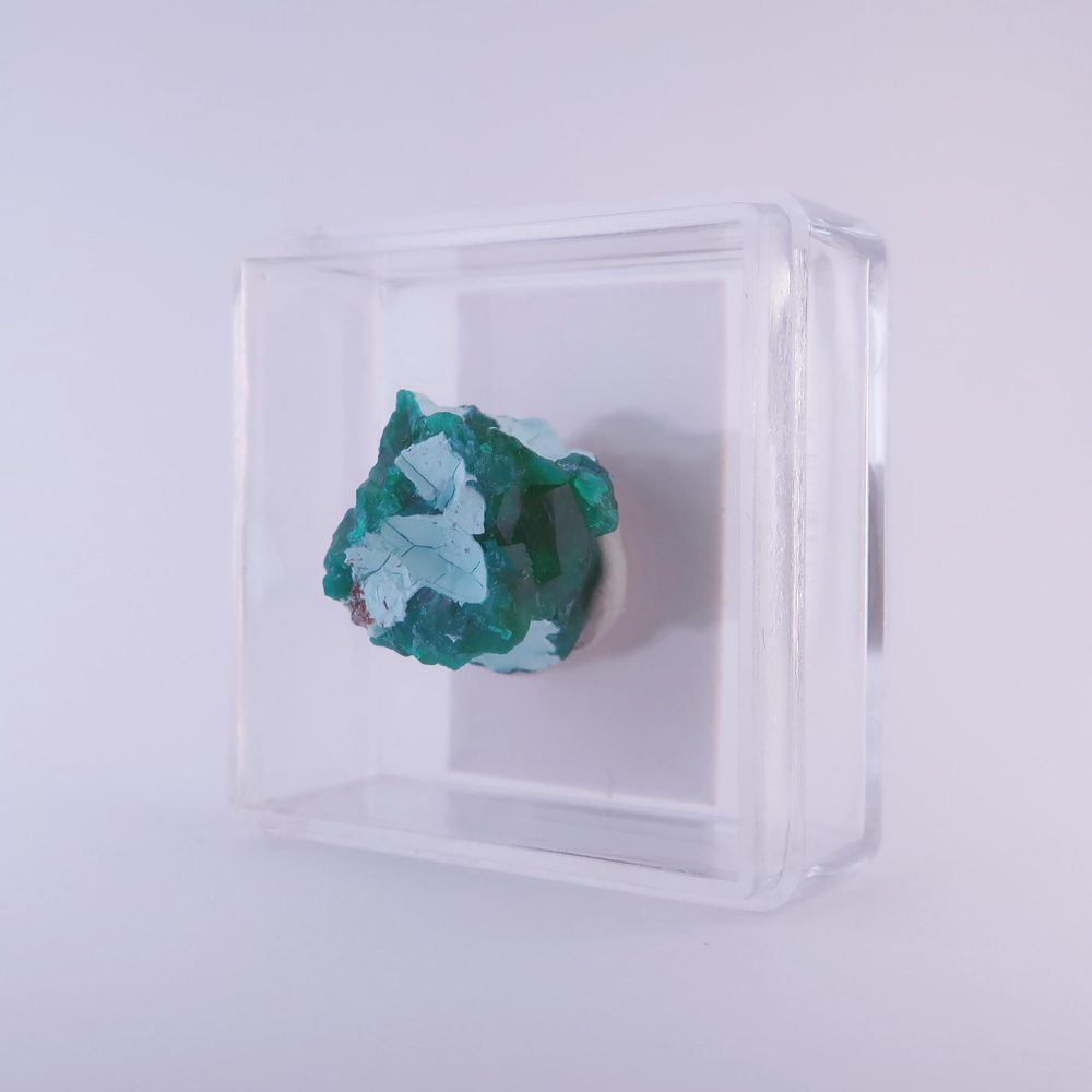 diopside and shattuckite from van der plas mine, namibia
