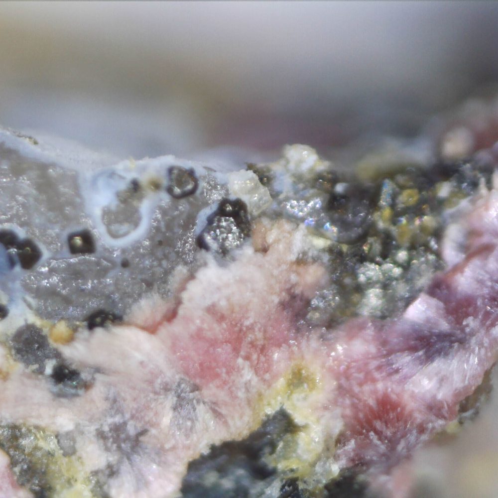 erythrite from kingswood mine, devon