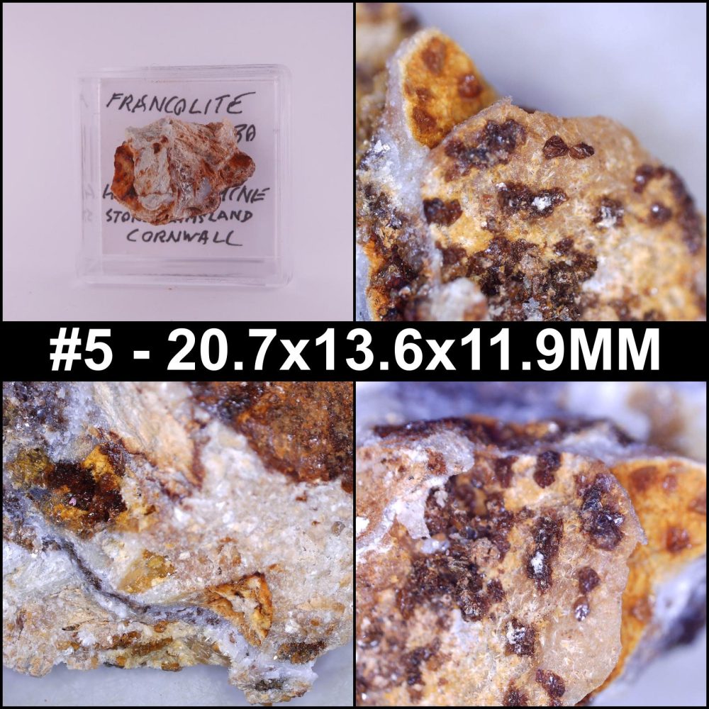 fluorapatite and siderite from holmbush mine, cornwall