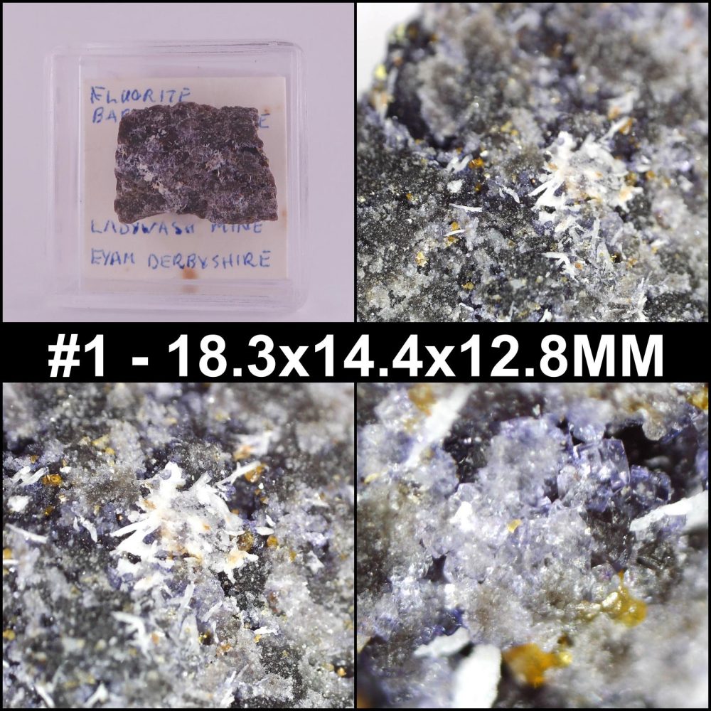 fluorite, baryte, and siderite from ladywash mine, derbyshire