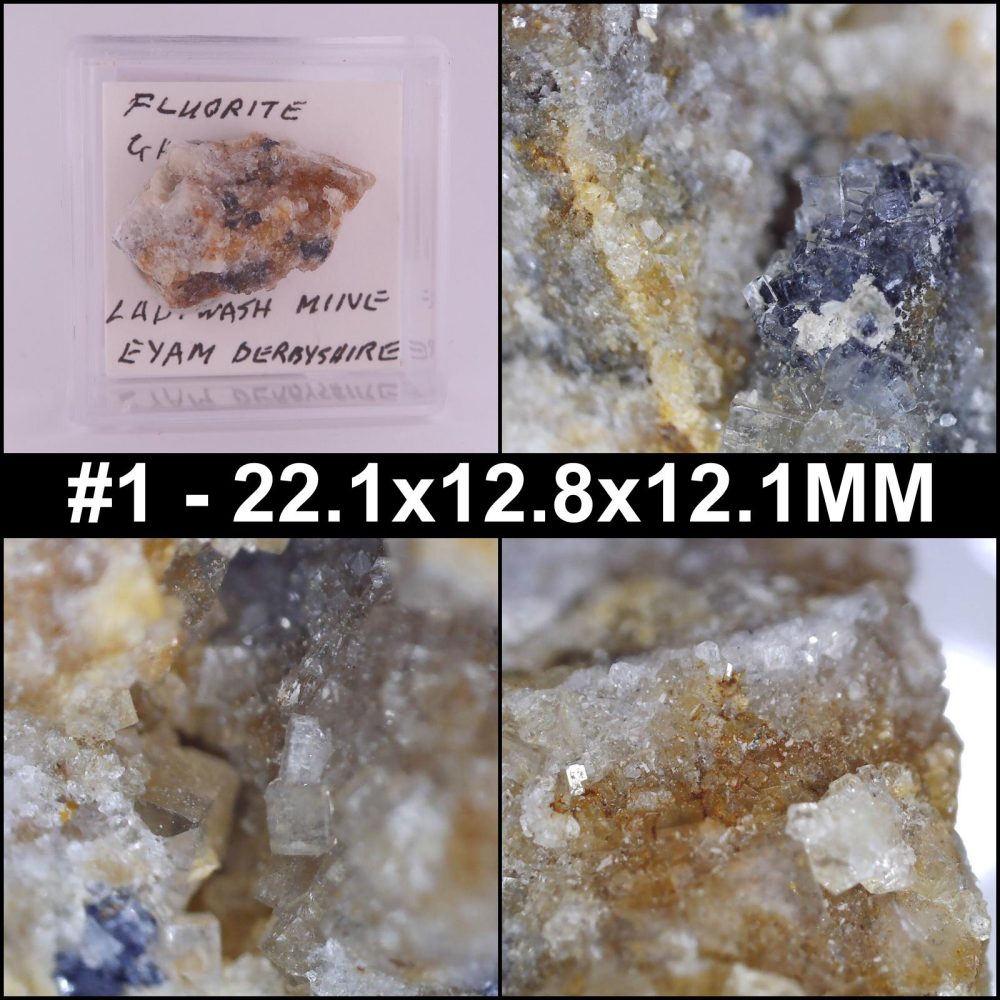 fluorite and galena from ladywash mine, derbyshire