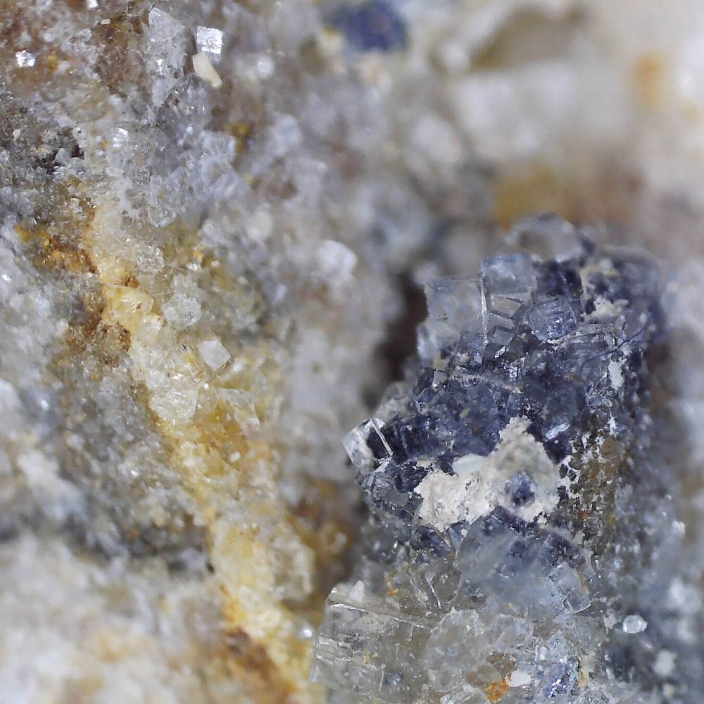fluorite and galena from ladywash mine, derbyshire