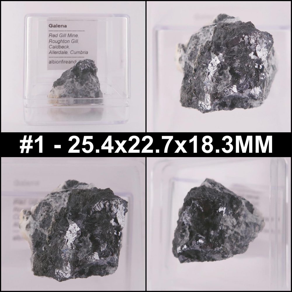 galena from red gill mine, cumbria