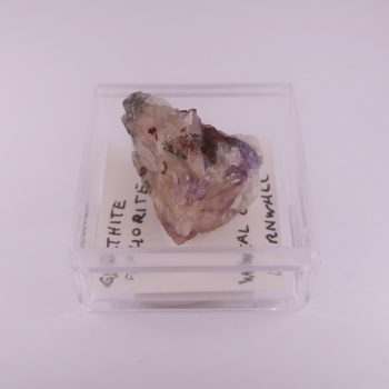 goethite and fluorite from wheal cock, cornwall