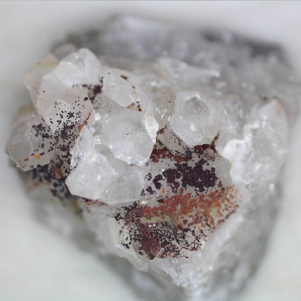 goethite and quartz from wheal cock, cornwall