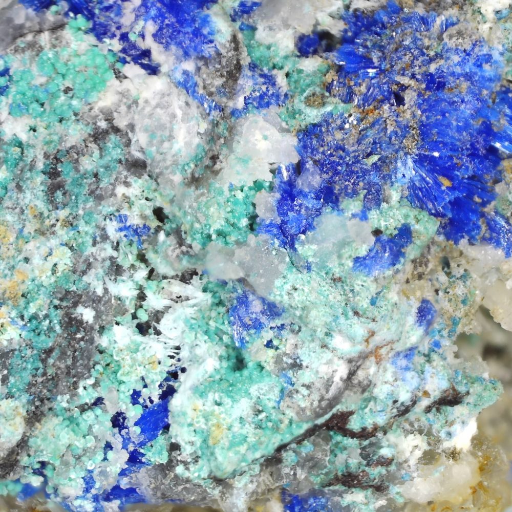 langite and linarite from eaglebrook mine, wales