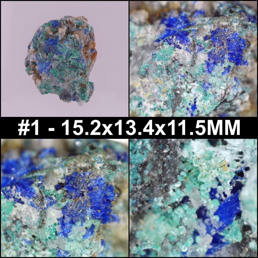 langite and linarite from eaglebrook mine, wales