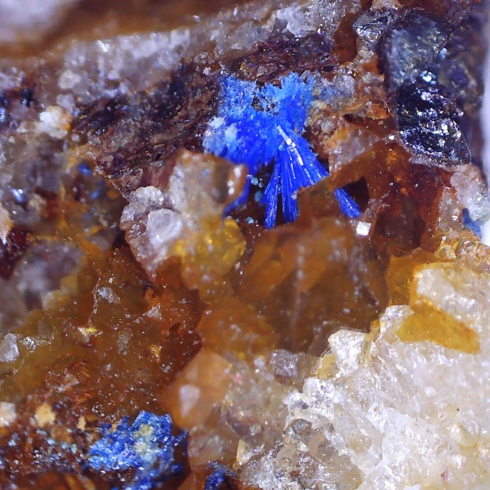 linarite from silver gill, cumbria