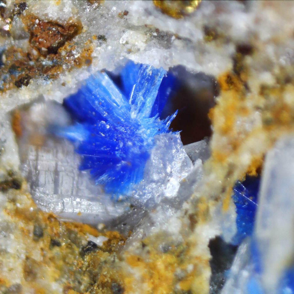 linarite from silver gill, cumbria