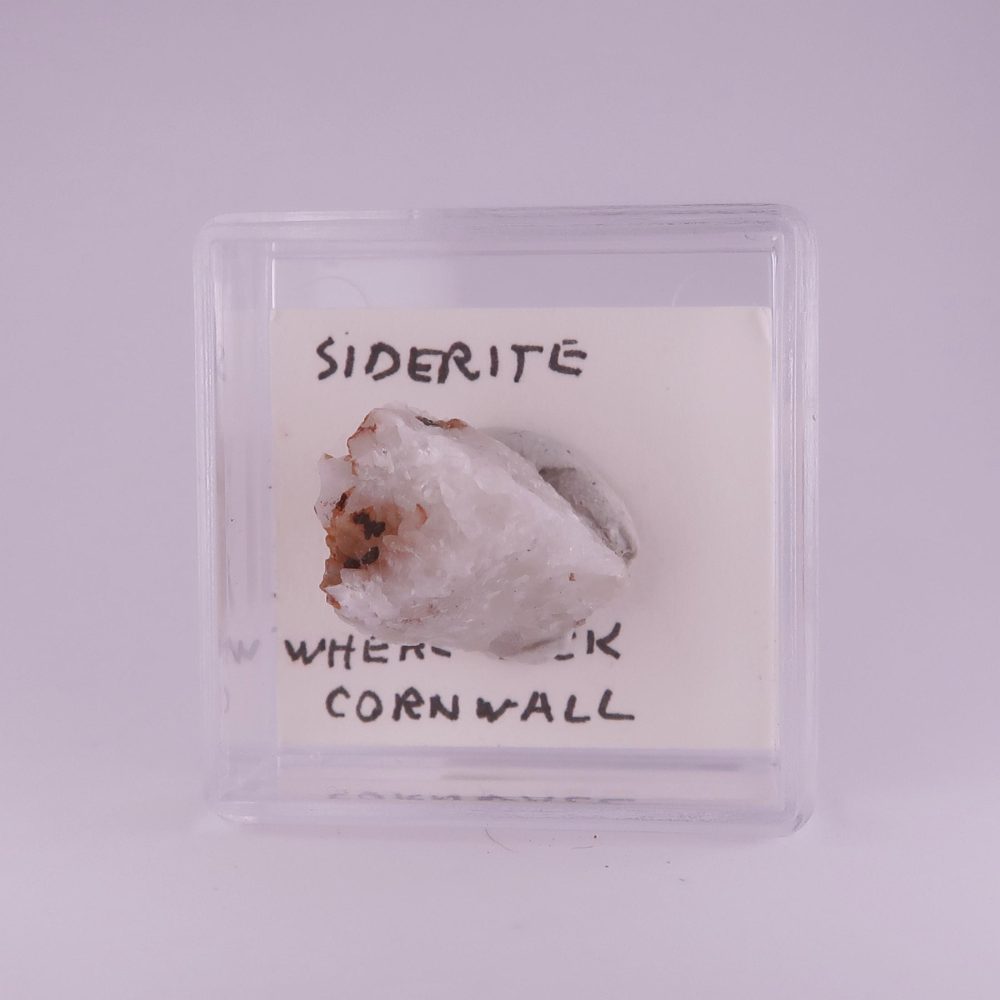 siderite from wheal cock, cornwall
