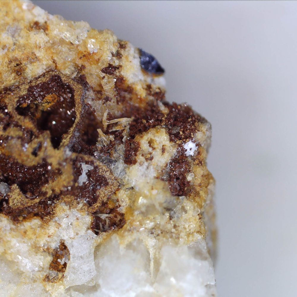 smithsonite and siderite from ladywash mine, derbyshire