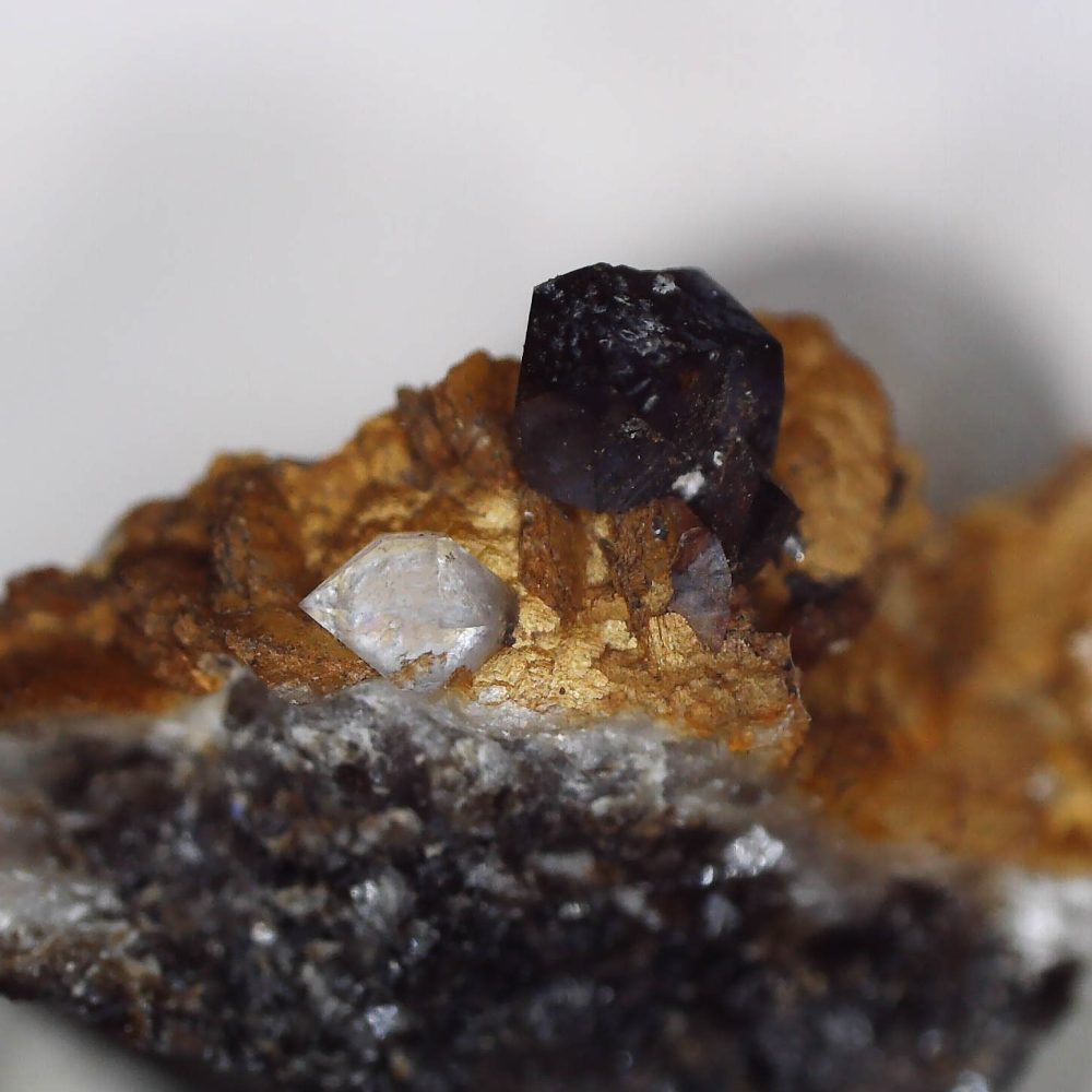 sphalerite, quartz and siderite from abercynon colliery, wales