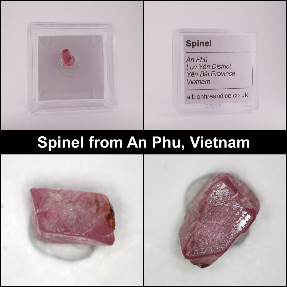 spinel from an phú, vietnam