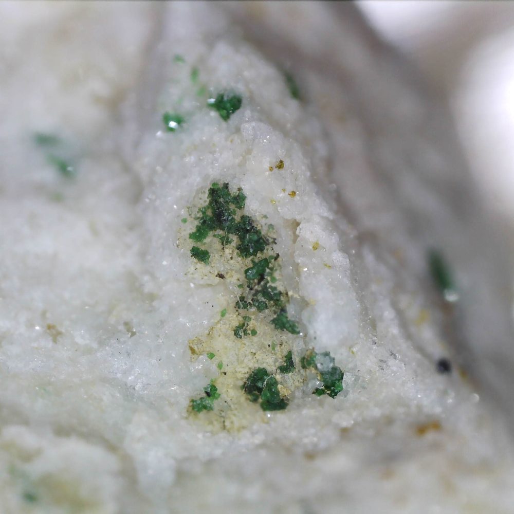 adamite from tistoulet mine, france