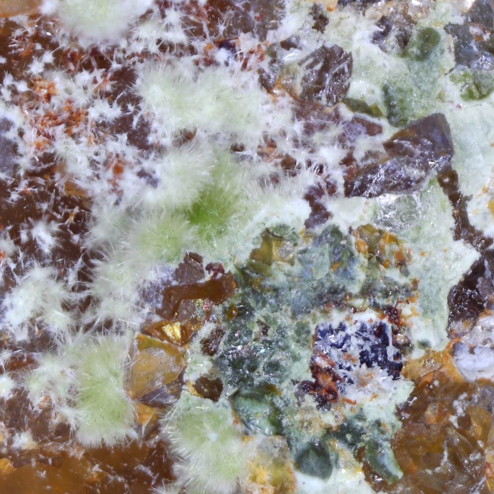 agardite from brandy gill mine, cumbria