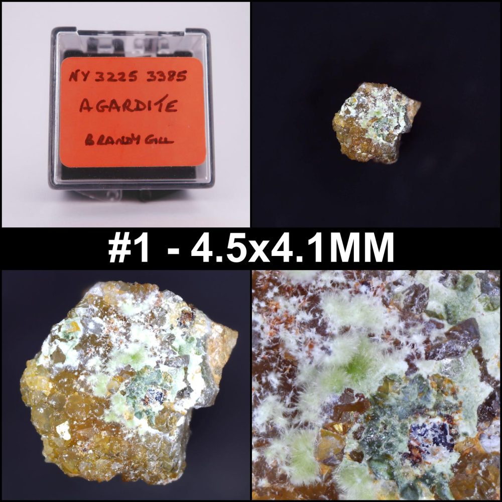 agardite from brandy gill mine, cumbria
