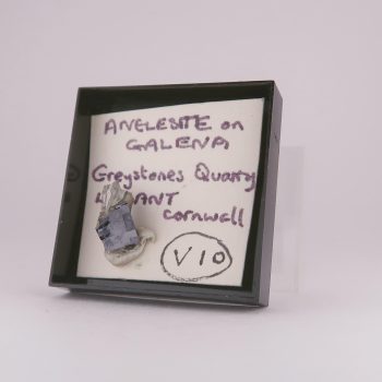 anglesite and galena from greystone quarry, cornwall