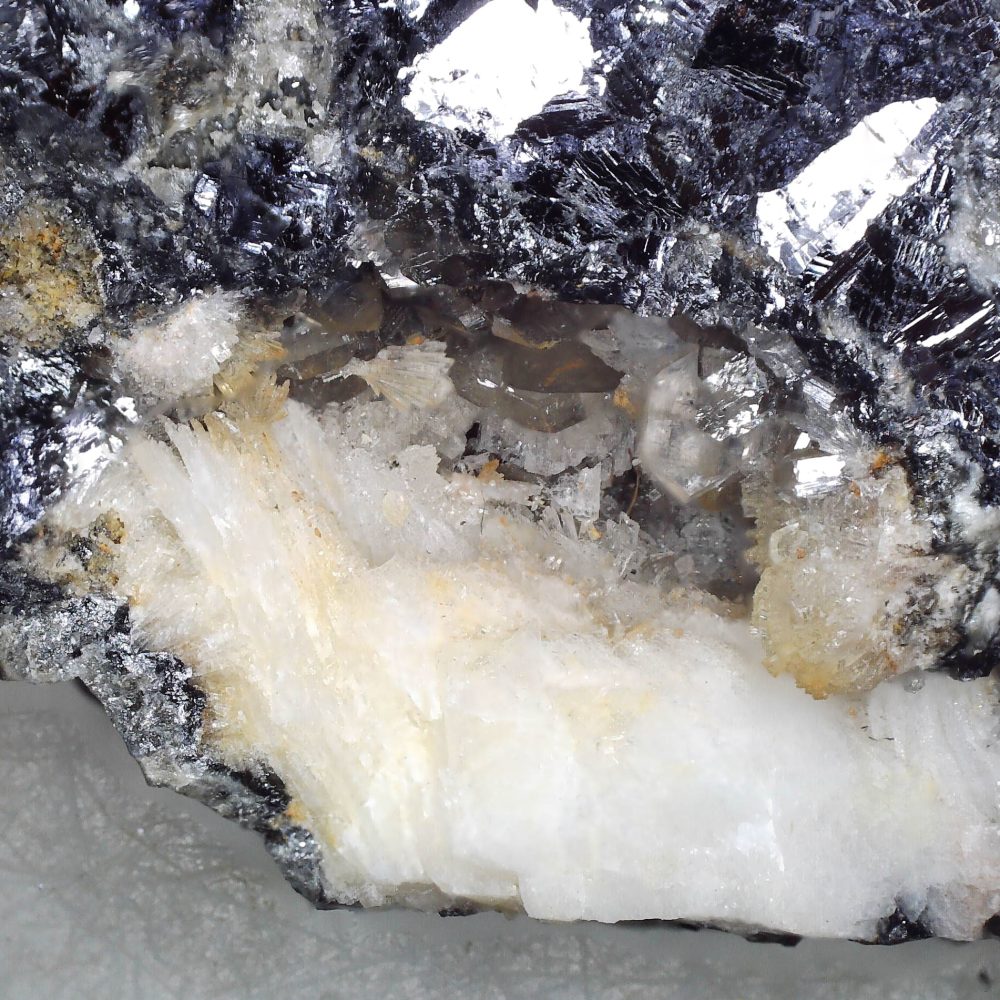 anglesite and galena from machen quarry, wales