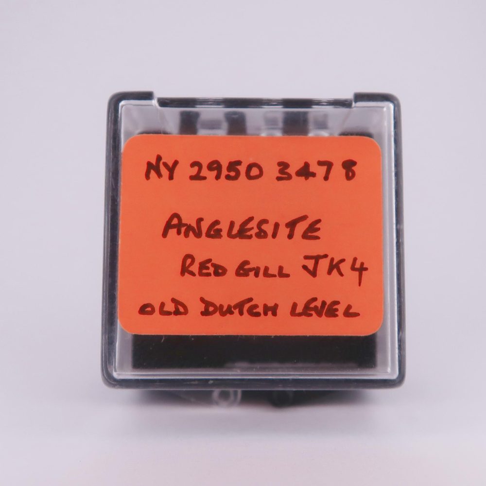 anglesite from red gill mine, cumbria
