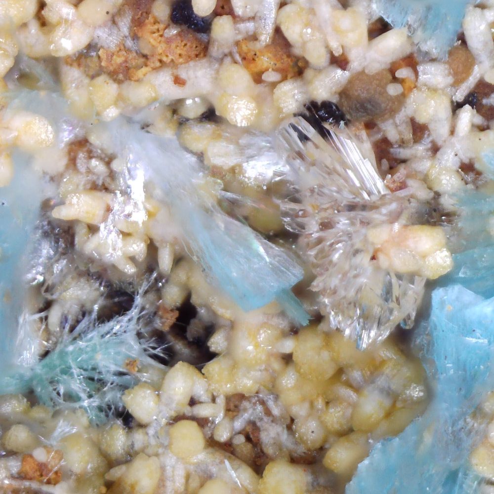 aurichalchite and hemimorphite from mine no. 6, greece