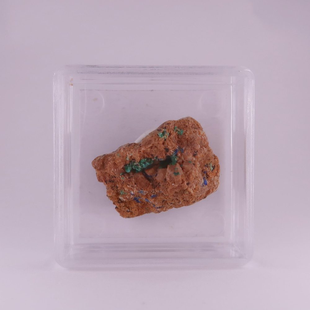 azurite and malachite from herren adit, austria