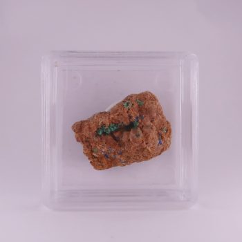 azurite and malachite from herren adit, austria