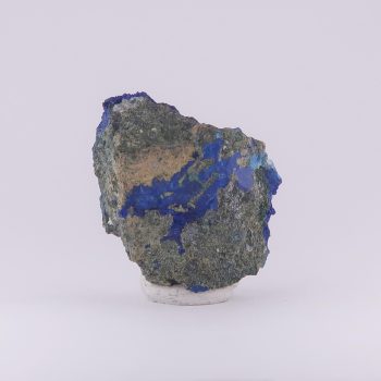 azurite and olivenite from tsumeb mine, namibia