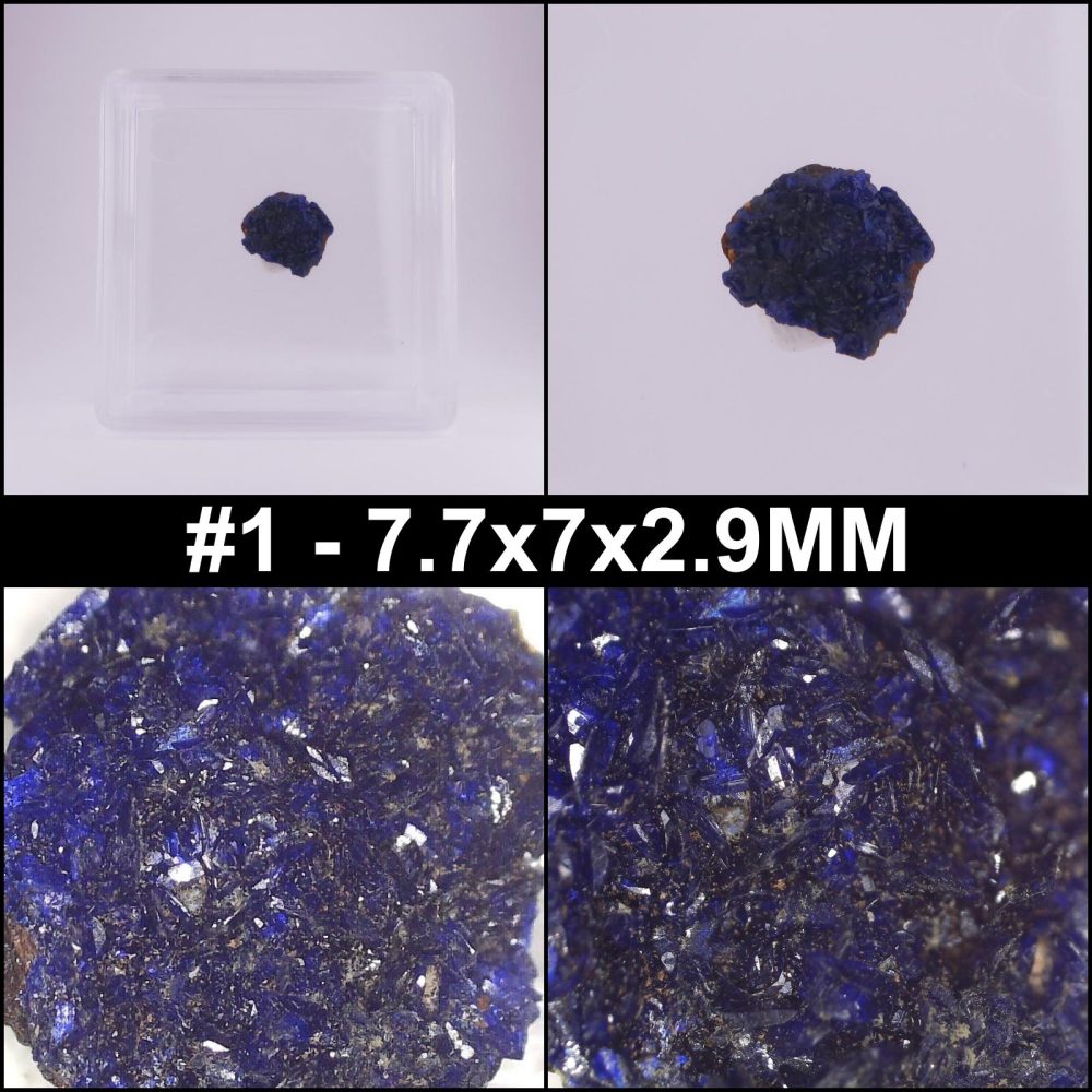 azurite from morenci mine, usa