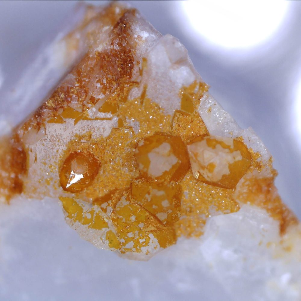 bariopharmacosiderite from clara mine, germany