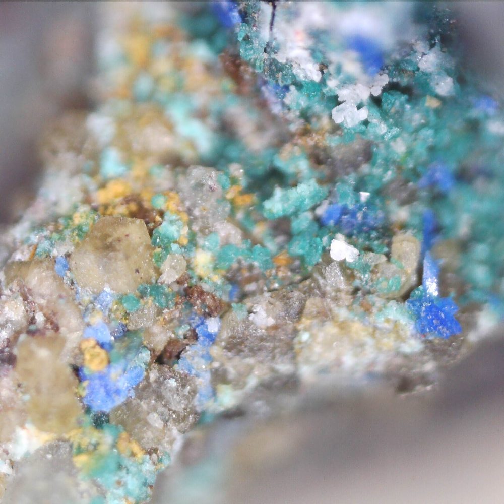 Brochanthite and Linarite from Konnerudkollen Mines, Norway