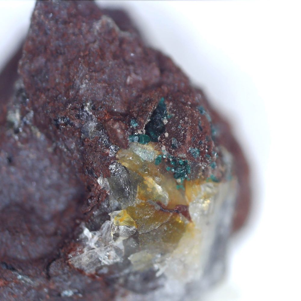 brochanthite from geevor mine, cornwall