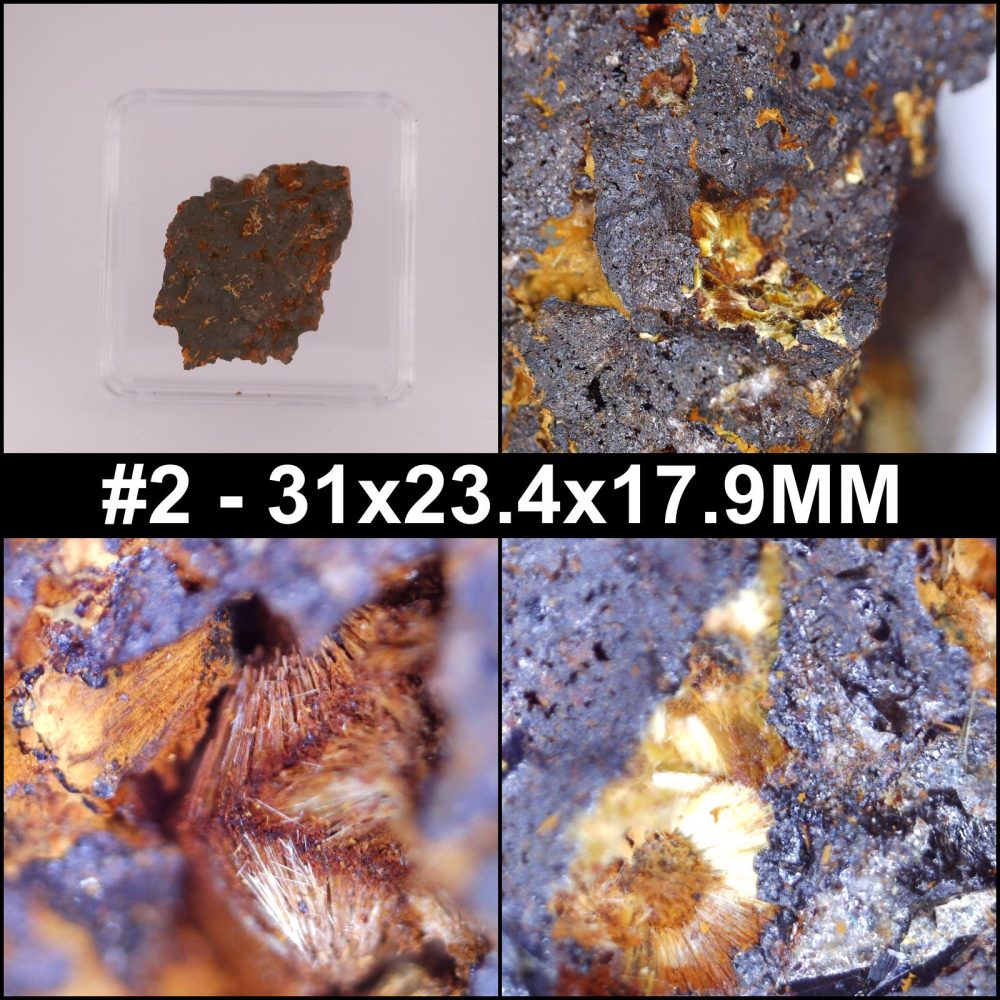 cacoxenite from wheal phoenix, cornwall
