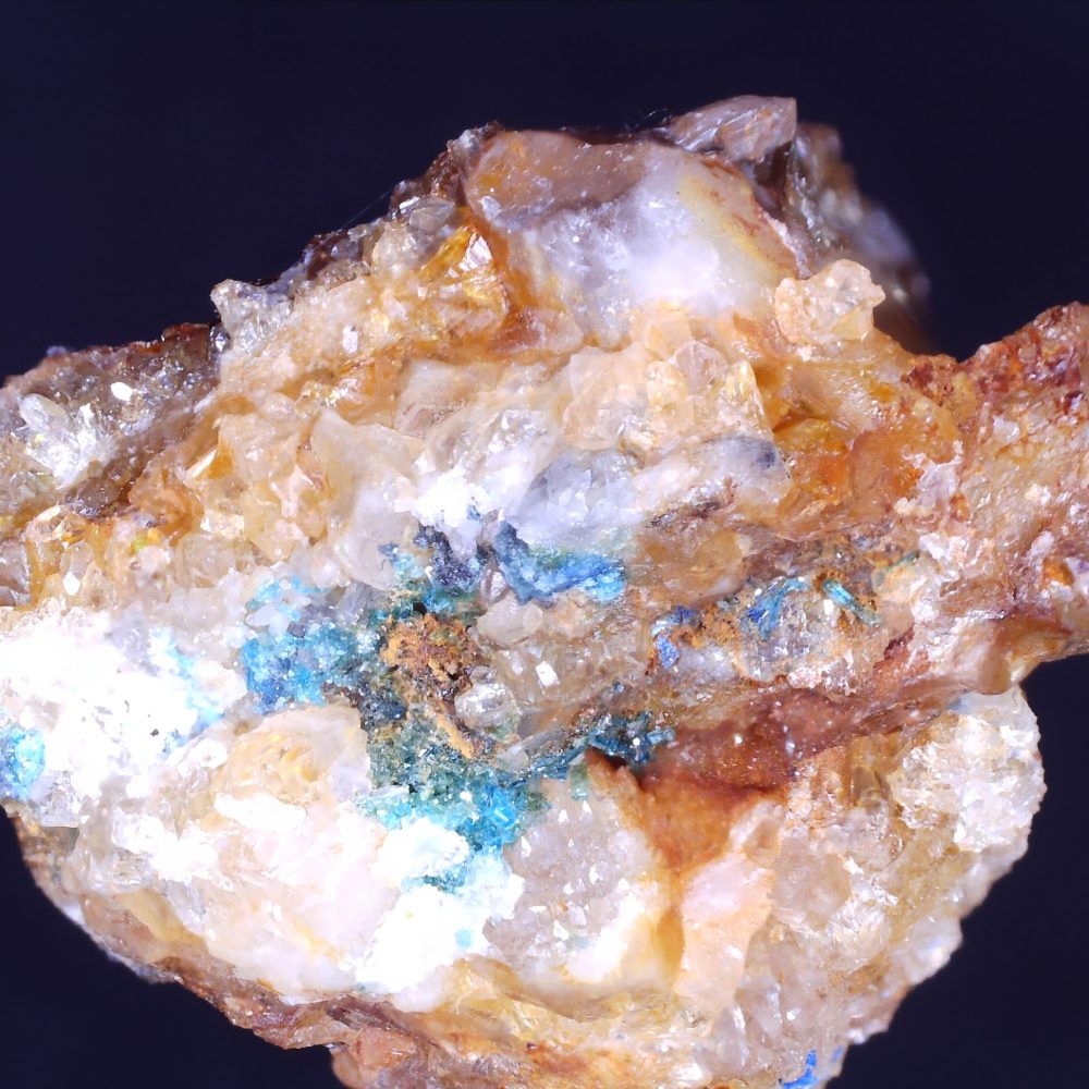 caledonite from red gill mine, cumbria