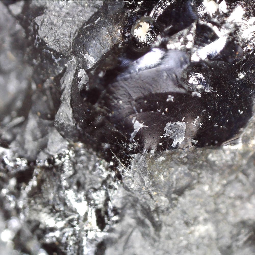 cerussite from the gannel smelter slag locality, cornwall