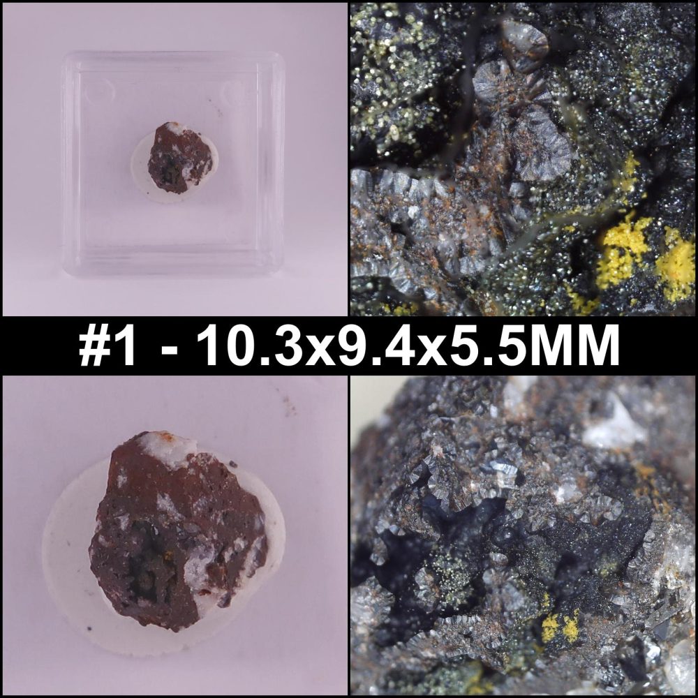 corkite and goethite from schöne aussicht mine, germany