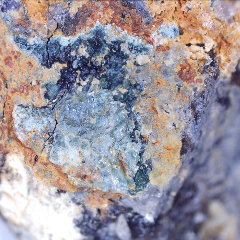 dufrenite from ste barbe vein, france