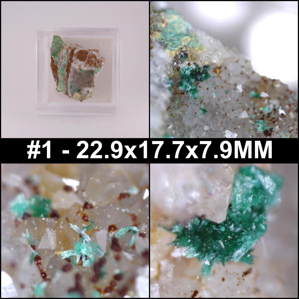 duftite, malachite, and tripuhyite from lavrion mining district, greece