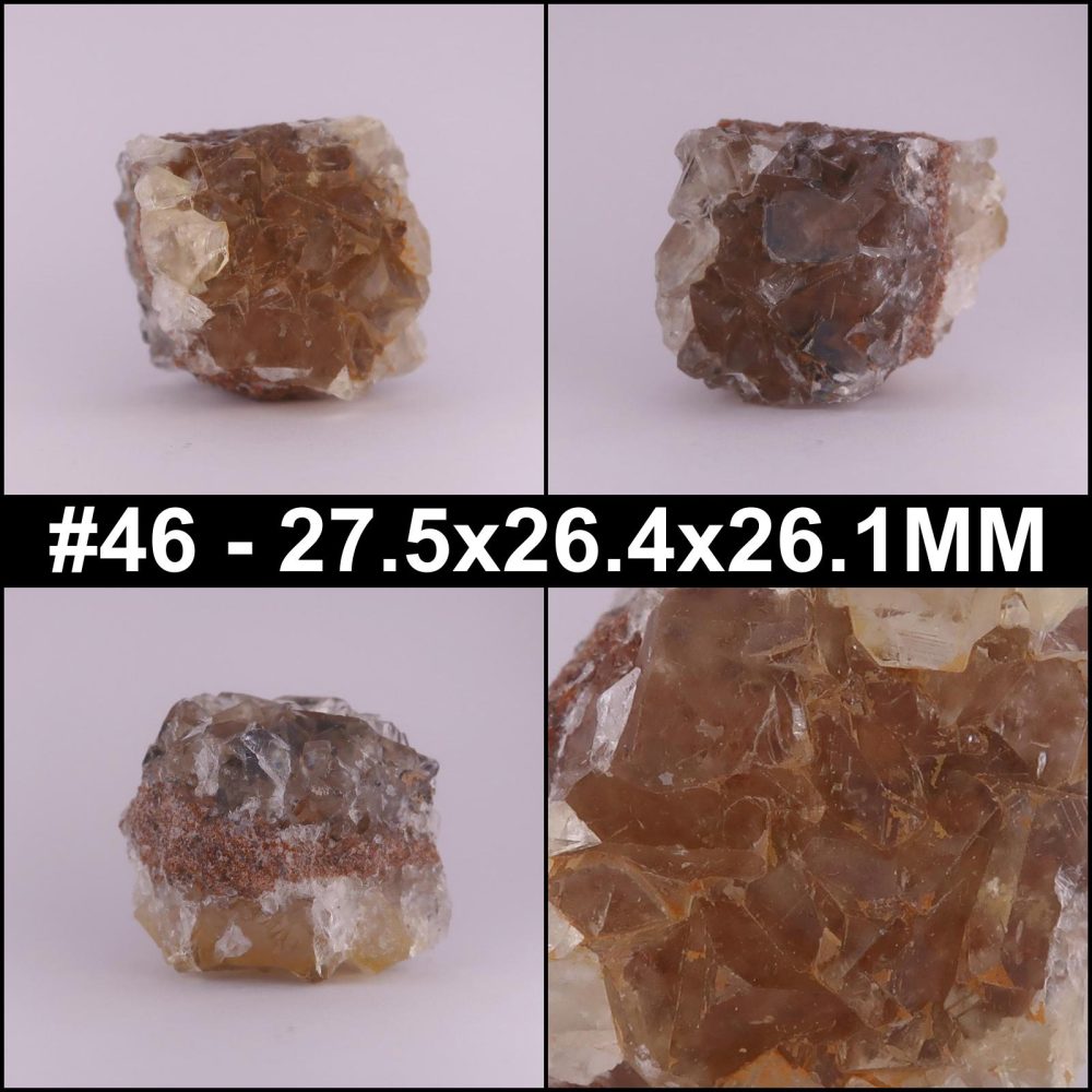 fluorite from okorusu mine, namibia 8collage