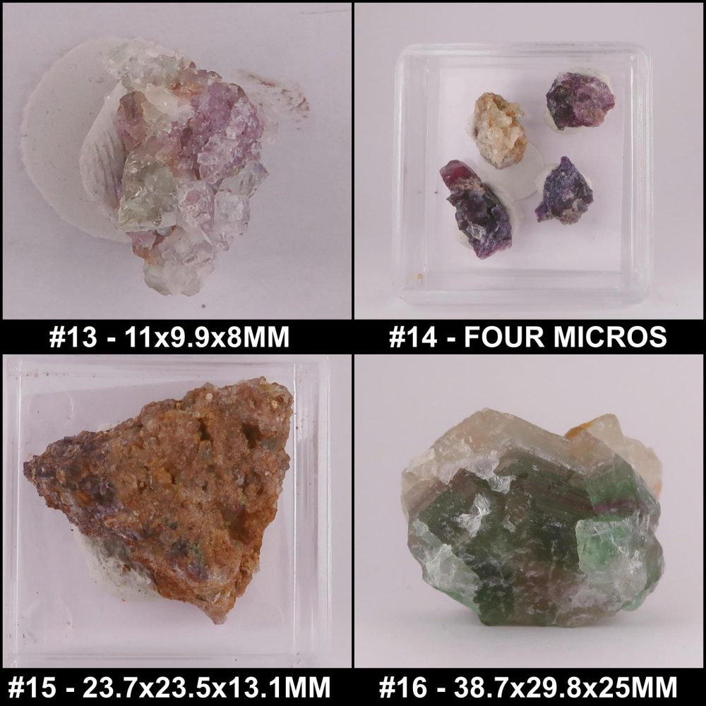 fluorite from okorusu mine, namibia
