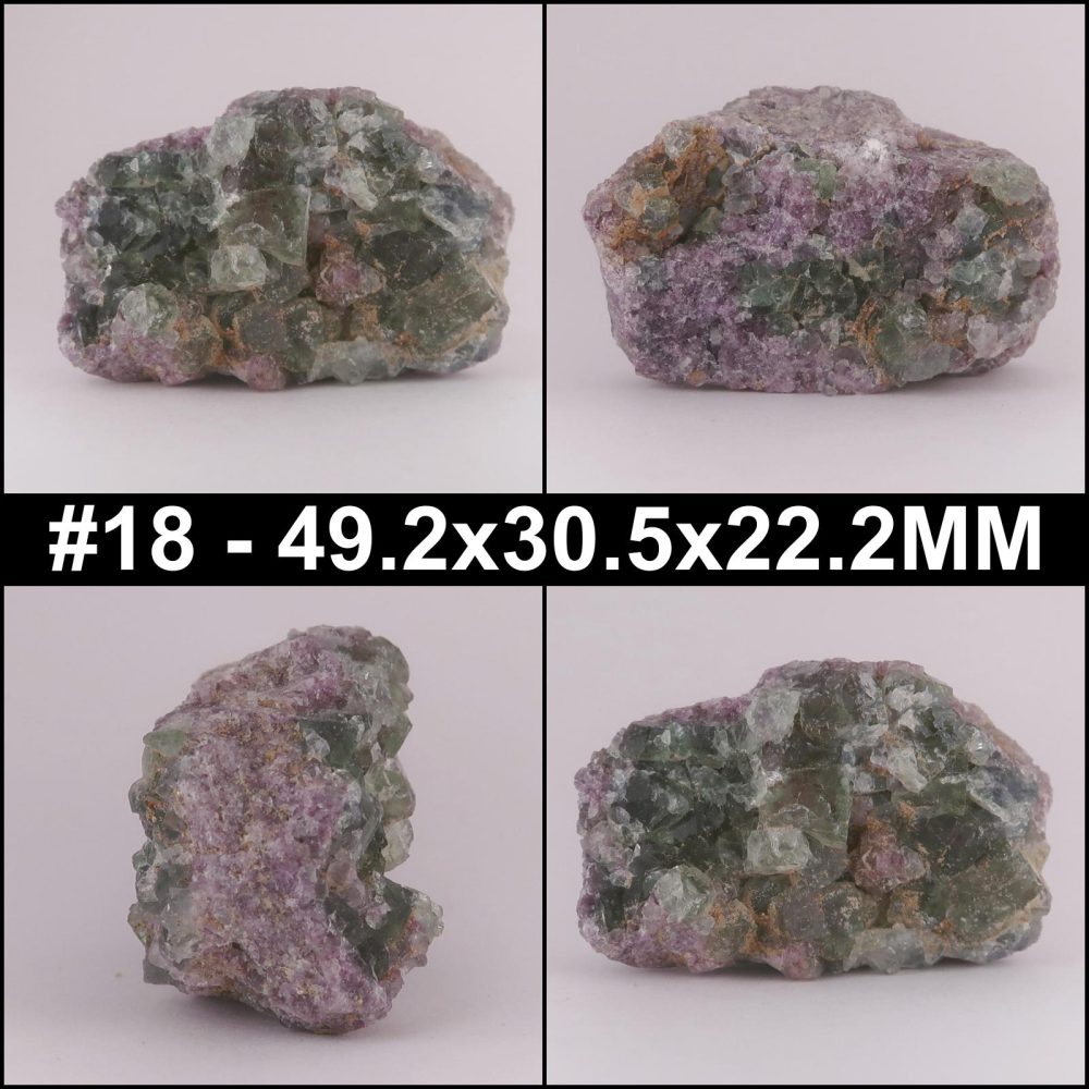 fluorite from okorusu mine, namibia