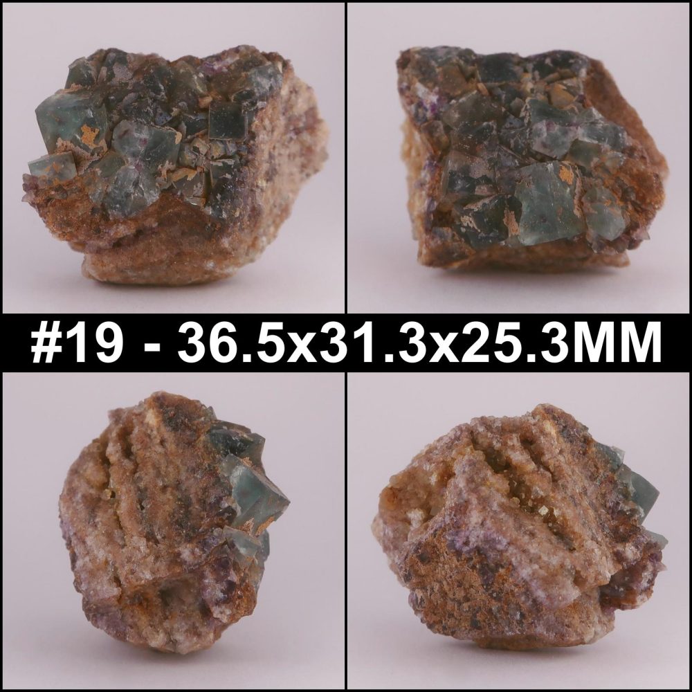 fluorite from okorusu mine, namibia