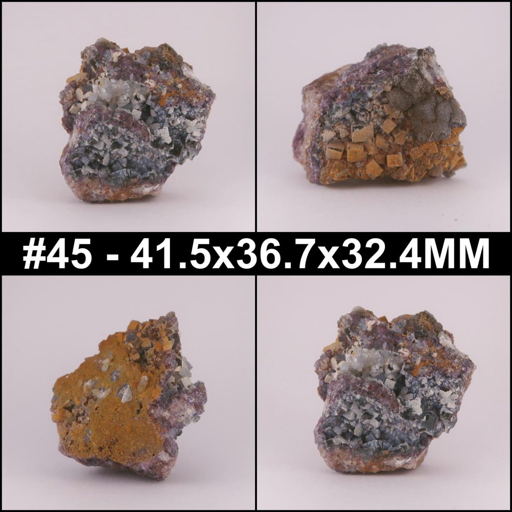 fluorite from okorusu mine, namibia
