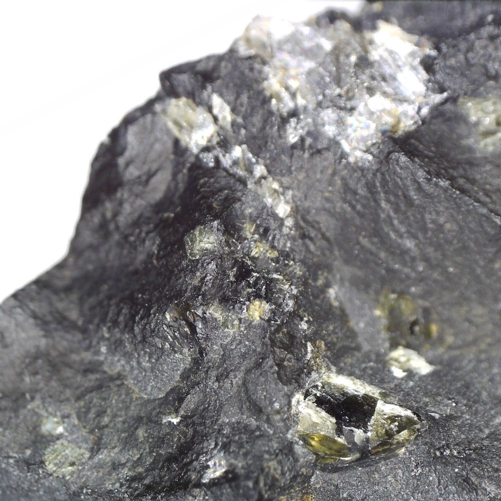 olivine in basalt from mýrdalsjökull, iceland