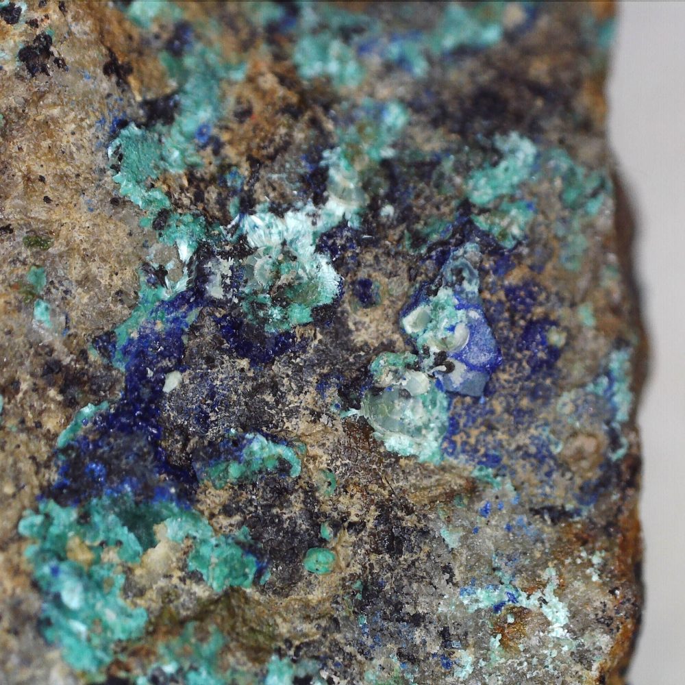 parnauite and strashimirite from herren adit, austria