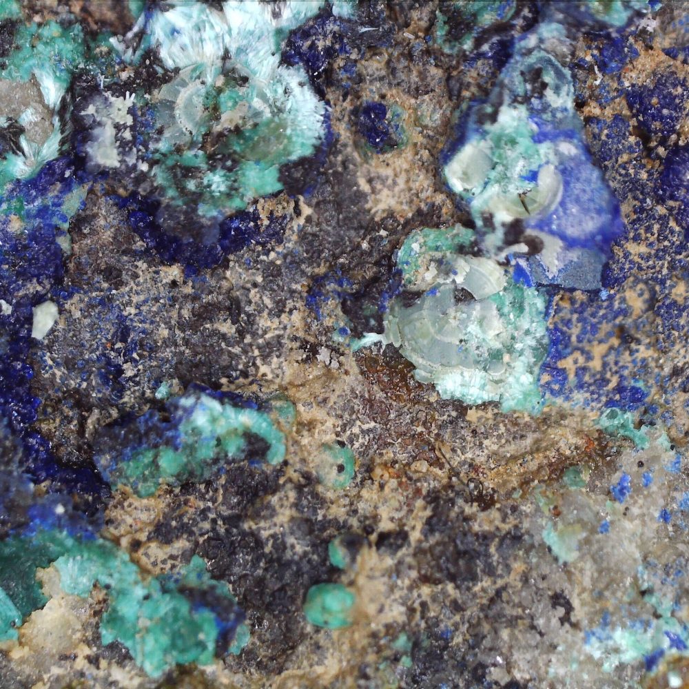 parnauite and strashimirite from herren adit, austria